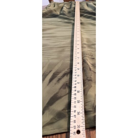 2 Piece Outfit  Short Sleeve Blouse & Long Skirt Women’s Sz Medium Palm Print - Picture 14 of 16